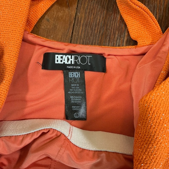 Beach Riot Sydney Orange One-Piece Swimsuit - Picture 4 of 6